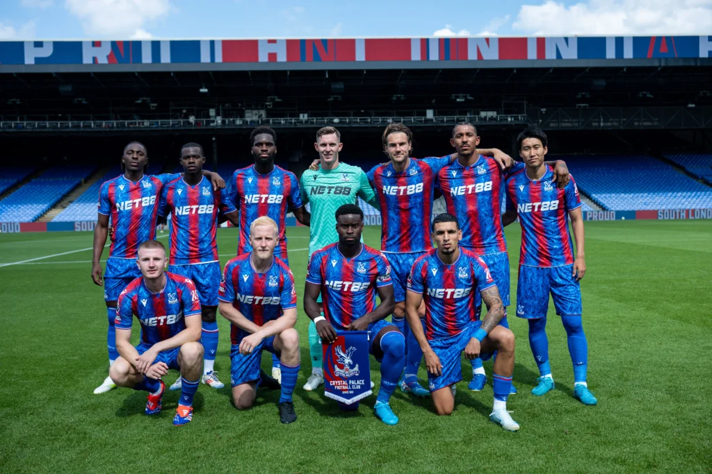 NET88 tài trợ áo đấu Crystal Palace